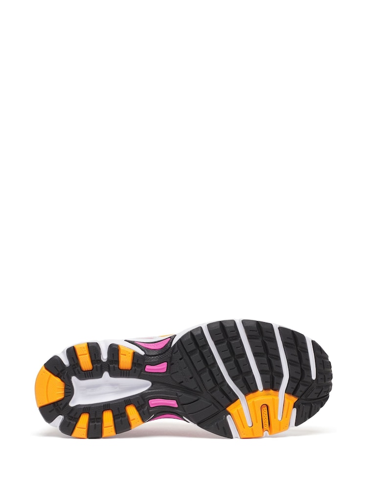 Saucony Womens White/Pink Ride Millennium Trainers - Image 6 of 6