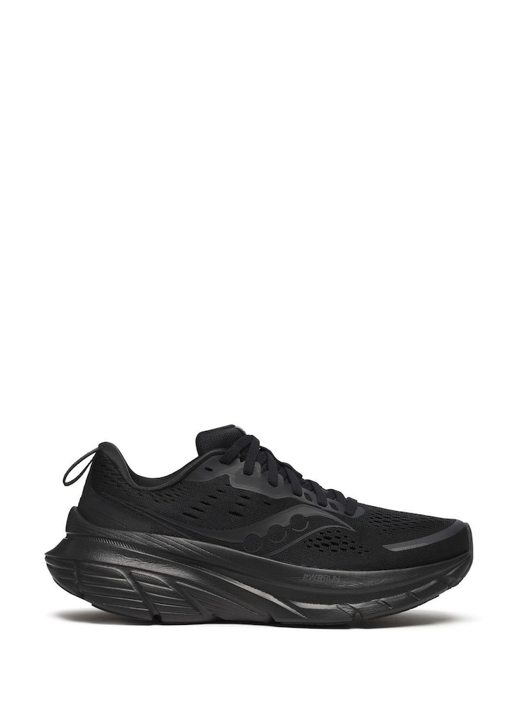Saucony Womens Guide 18 Black Trainers - Image 2 of 7 Saucony Womens Guide 18 Black Trainers - Image 2 of 7