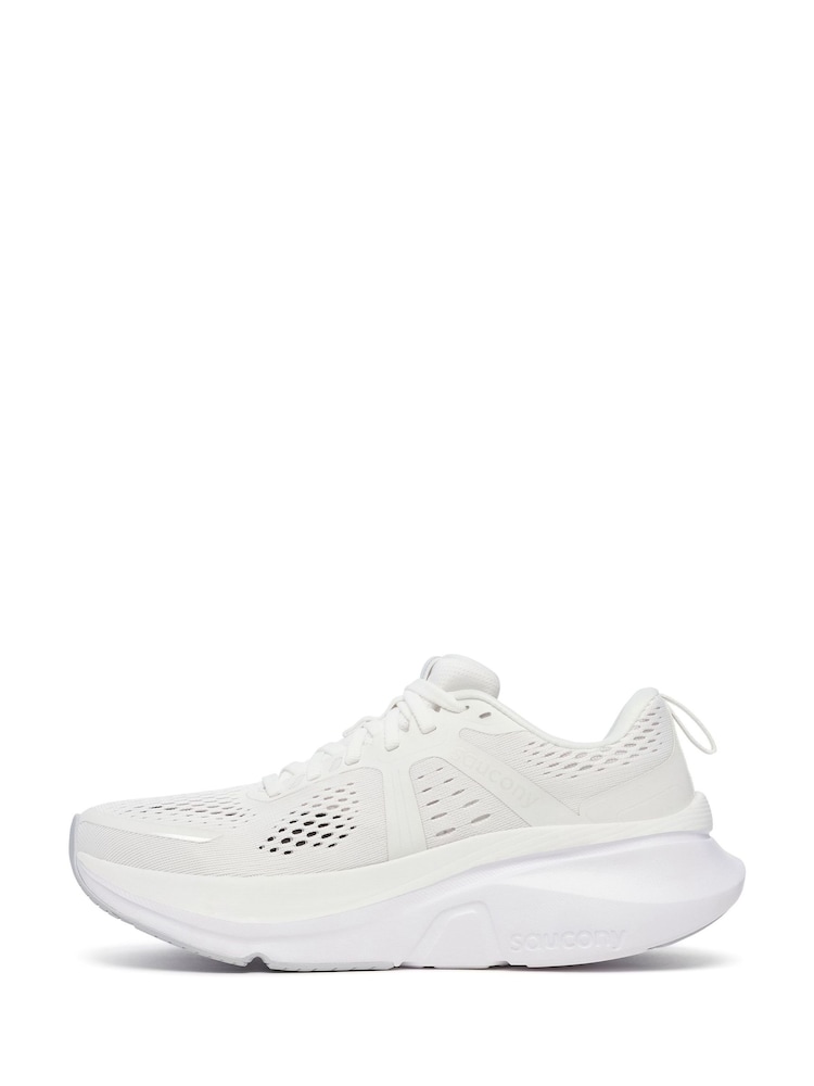 Saucony Womens White Guide 18 Trainers - Image 2 of 6