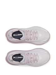 Saucony Womens White/Pink Hurricane 24 Trainers - Image 3 of 6