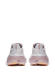 Saucony Womens White/Pink Hurricane 24 Trainers - Image 5 of 6