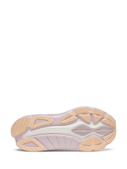 Saucony Womens White/Pink Hurricane 24 Trainers - Image 6 of 6