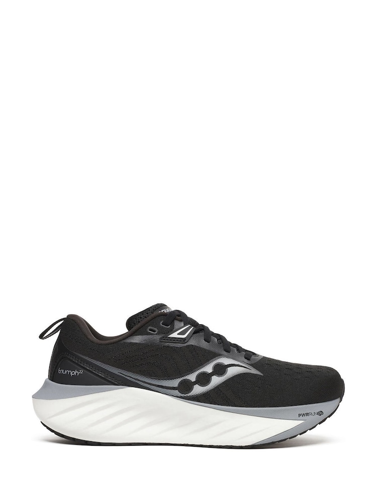 Saucony Womens Triumph 22 Black Trainers - Image 1 of 6
