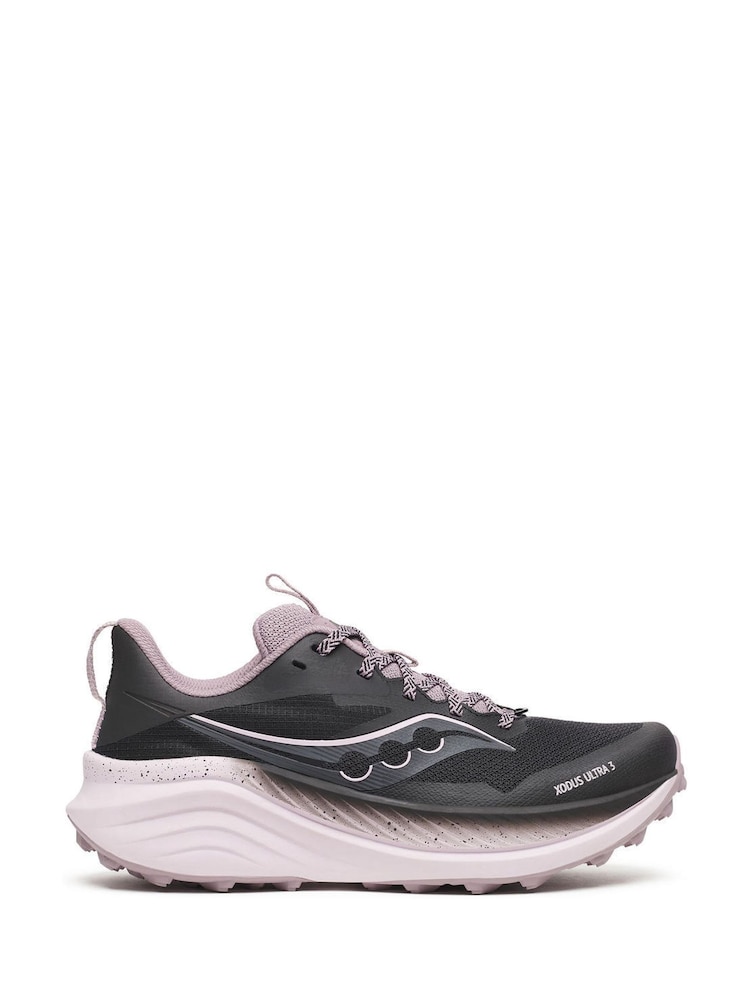 Saucony Womens Xodus Ultra 3 Black Trainers - Image 1 of 6