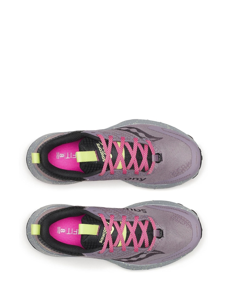 Saucony Womens Lilac Purple Ride TR2 Trainers - Image 2 of 6