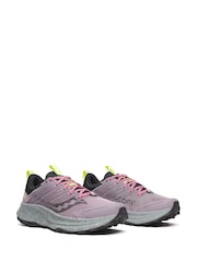 Saucony Womens Lilac Purple Ride TR2 Trainers - Image 6 of 6