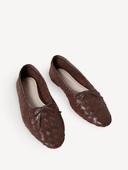 Loeffler Randall Brown Landry Woven Shoes - Image 3 of 5