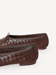 Loeffler Randall Brown Landry Woven Shoes - Image 4 of 5
