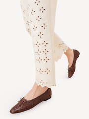 Loeffler Randall Brown Landry Woven Shoes - Image 5 of 5