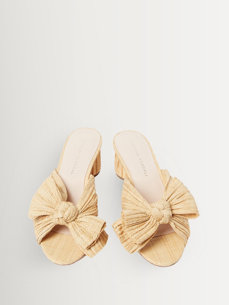 Loeffler Randall Emilia geplooide knoopmuiltjes - Afbeelding 4 van 4 Loeffler Randall Emilia geplooide knoopmuiltjes - Afbeelding 4 van 4