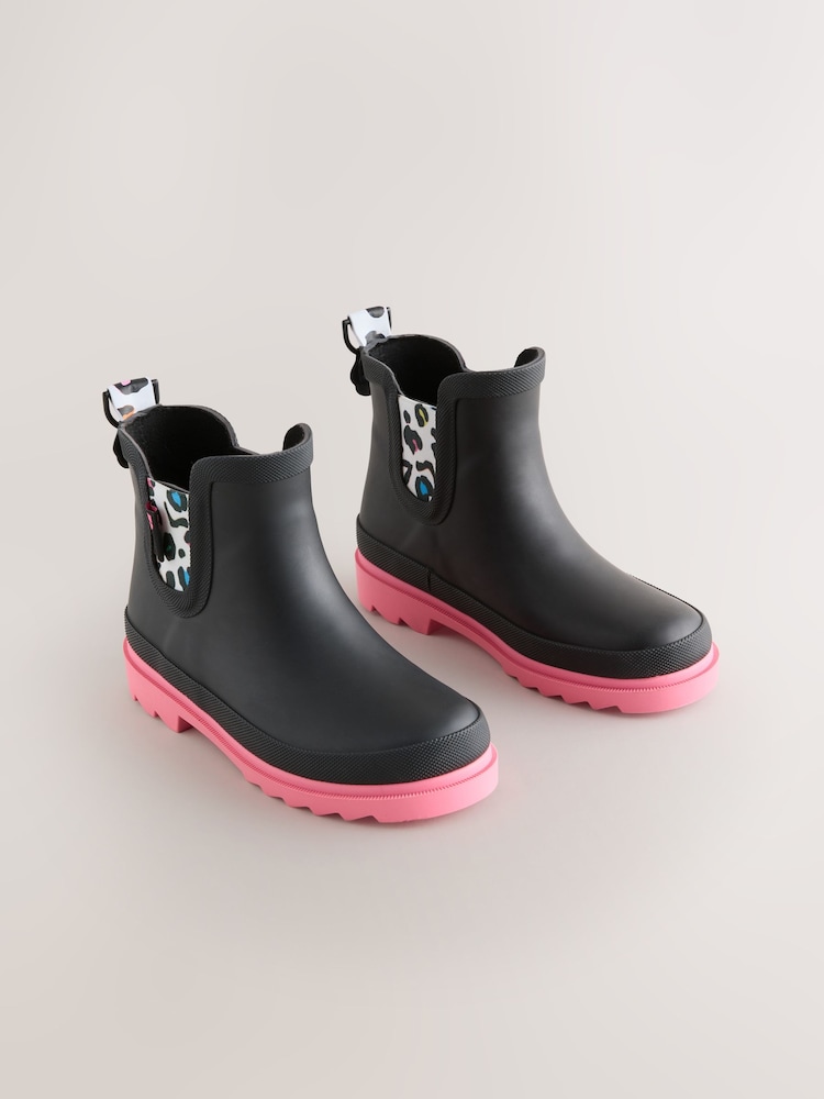 Black Chelsea Wellies - Image 1 of 5