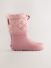 Pink Thinsulate Lined Cuff Wellies - Image 2 of 5