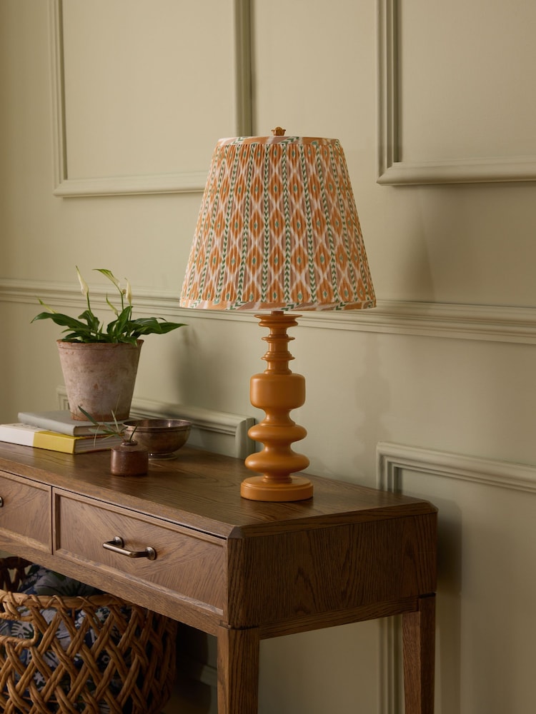 Nina Campbell Ochre Yellow Firle Table Lamp - Image 1 of 5 Nina Campbell Ochre Yellow Firle Table Lamp - Image 1 of 5