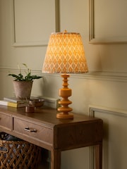 Nina Campbell Ochre Yellow Firle Table Lamp - Image 2 of 5