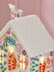 Lucy Tiffney Pink/White Floral House Table Lamp - Image 3 of 5
