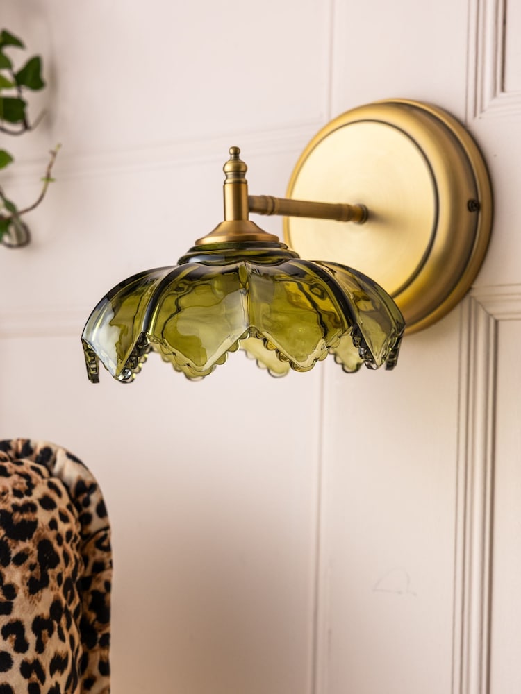Rockett St George Green Palm Desert Island Wall Lamp - Image 2 of 7