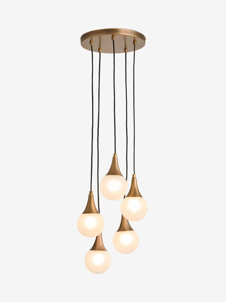 Clarke and Clarke Brass Toulouse Orb Cluster Light - Image 5 of 5
