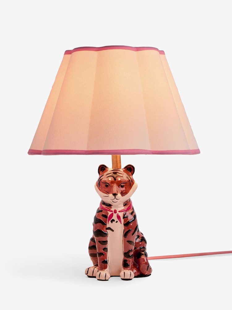 Cath Kidston Tan/Animal Trixie Tiger Table Lamp - Image 5 of 5