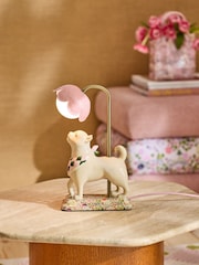 Cath Kidston Pink/Cream Biggles The Dog Table Lamp - Image 1 of 5