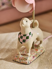 Cath Kidston Pink/Cream Biggles The Dog Table Lamp - Image 3 of 5