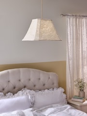 Shabby Chic by Rachel Ashwell® Cream Easy Fit Esme Lace Shade - Image 1 of 5
