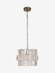Sosandar Silver Glass Ring Pendant Light - Image 3 of 6