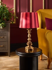 Laurence Llewelyn-Bowen Red/Black Racey Table Lamp - Image 2 of 4