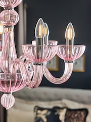 Laurence Llewelyn-Bowen Pink Glamdelier Chandelier - Image 4 of 6