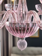 Laurence Llewelyn-Bowen Pink Glamdelier Chandelier - Image 5 of 6