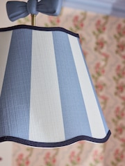 Cath Kidston Blue/White Stripe Canopy Bow Pendant Light - Image 4 of 5