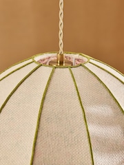 Cath Kidston Cream/Pink Scallop Flower Pendant Light - Image 4 of 6