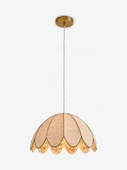 Cath Kidston Cream/Pink Scallop Flower Pendant Light - Image 5 of 6