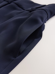Marineblau - Hose mit weitem Bein und elastischem Bund - Bild 9 von 9
