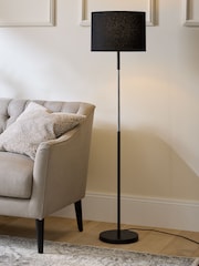 Sosandar Black Stacked Glass Floor Lamp - Image 1 of 5