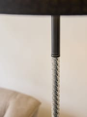 Sosandar Black Stacked Glass Floor Lamp - Image 3 of 5