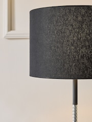 Sosandar Black Stacked Glass Floor Lamp - Image 4 of 5