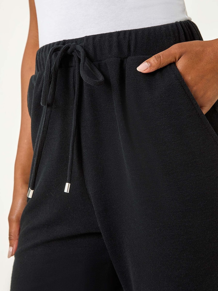 Schwarz - Roman Petite Ribbed Jogger - Bild 5 von 5 Schwarz - Roman Petite Ribbed Jogger - Bild 5 von 5