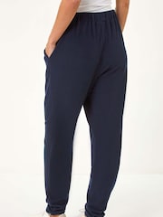Roman Blue Petite Ribbed Jogger - Image 3 of 5