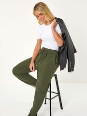 Roman Green Petite Ribbed Jogger - Image 1 of 5