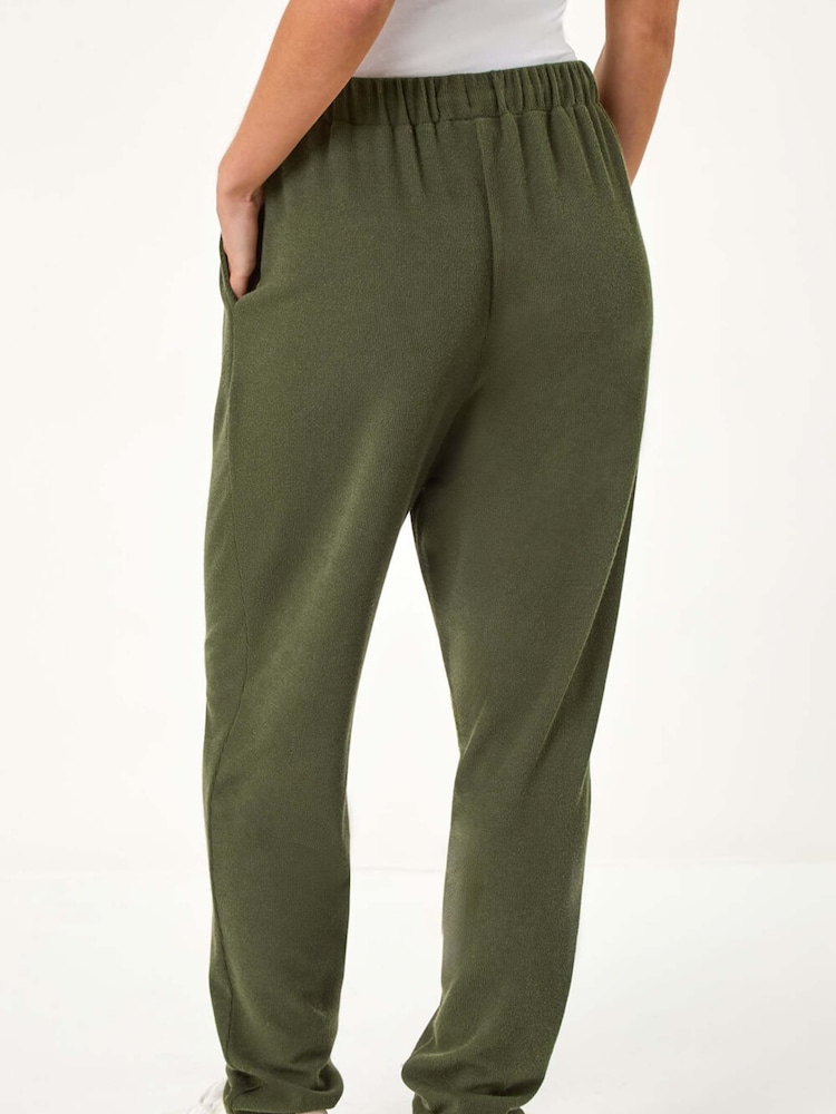 Roman Green Petite Ribbed Jogger - Image 3 of 5