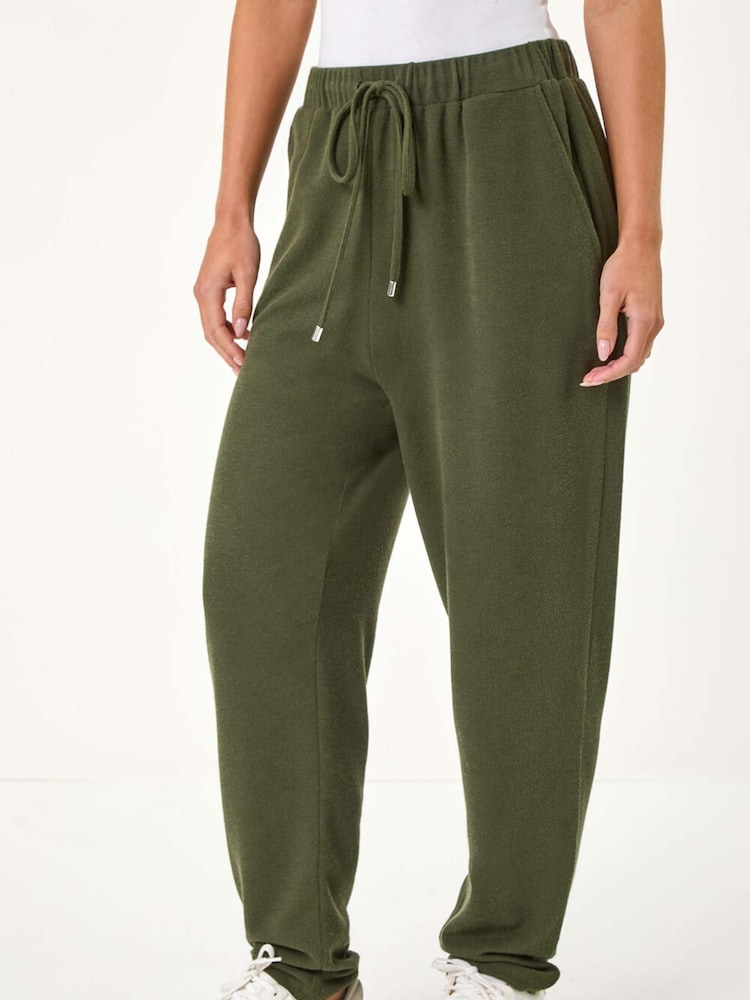 Roman Green Petite Ribbed Jogger - Image 4 of 5