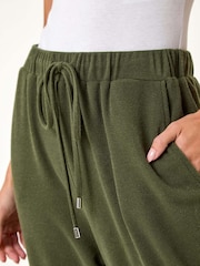Roman Green Petite Ribbed Jogger - Image 5 of 5