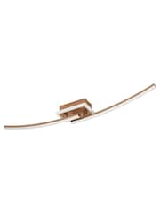 Eglo Brown Lungolago Steel Minimalist Ceiling Light - Image 3 of 6