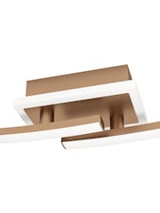 Eglo Brown Lungolago Steel Minimalist Ceiling Light - Image 4 of 6