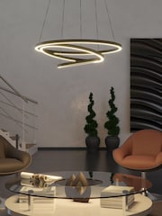 Eglo Black Lobinero-z Pendant Ceiling Light - Image 1 of 5
