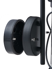 Eglo Black Hilburn Lantern-Style Exterior Outdoor Wall Light - Image 3 of 5