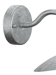 Eglo Silver Milton Steel Exterior Outdoor Wall Light - Image 3 of 5