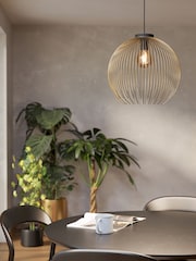 Eglo Black Venezuela Steel Pendant Ceiling Light - Image 1 of 6