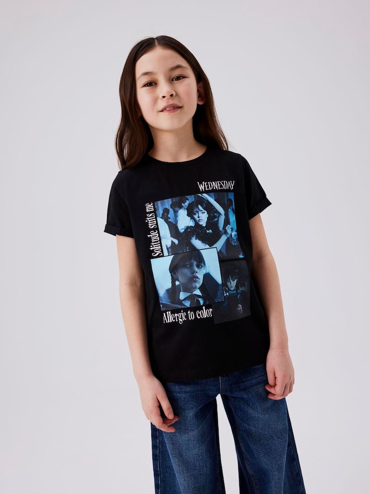 Name It Wednesday Logo Short Sleeve T-Shirt - Image 1 of 1