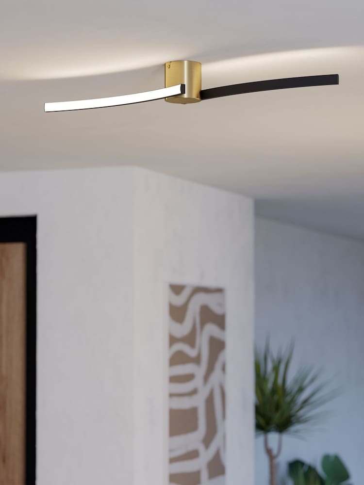 Eglo Black Aieta Minimalist Ceiling Light - Image 1 of 6 Eglo Black Aieta Minimalist Ceiling Light - Image 1 of 6